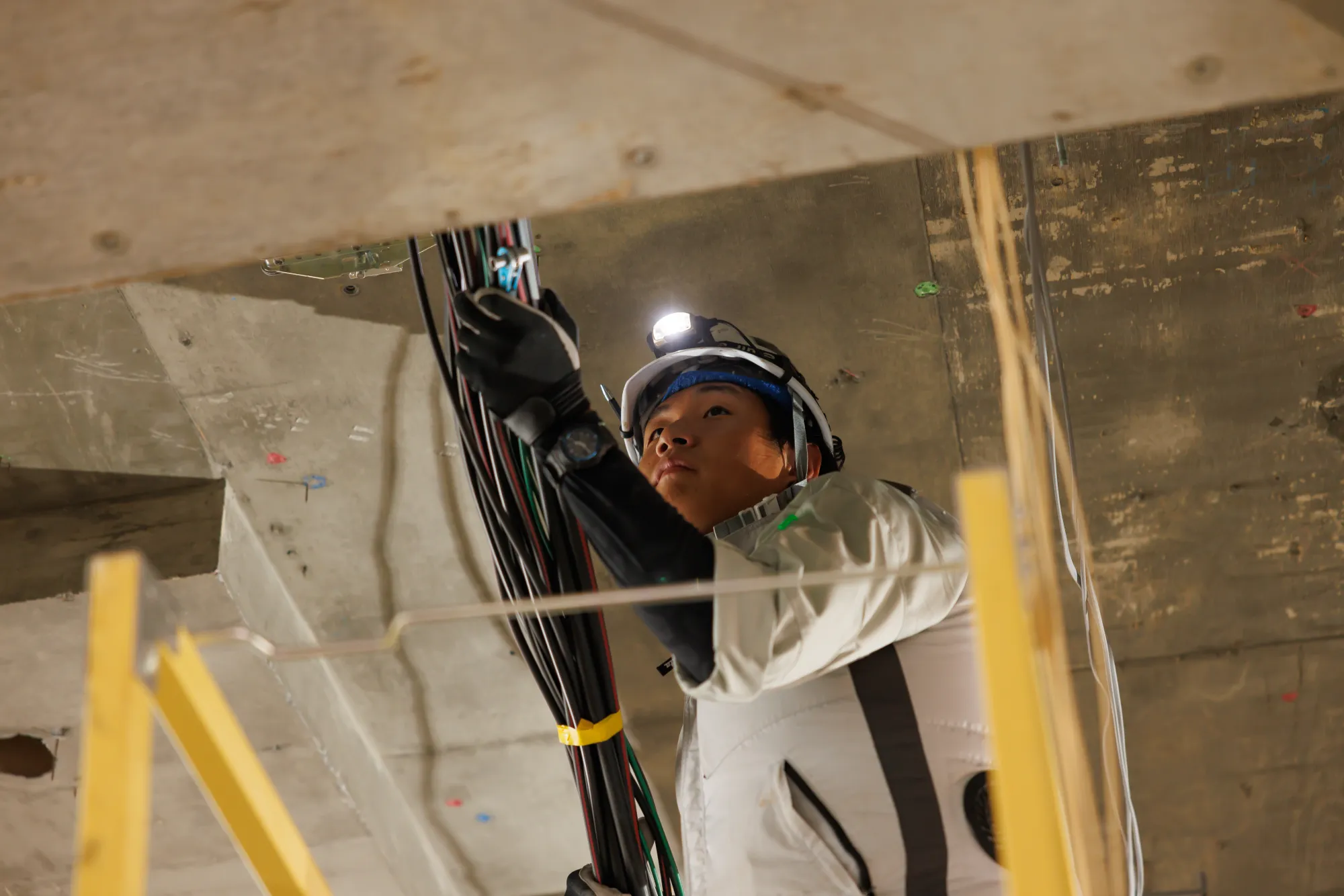 午後の作業開始